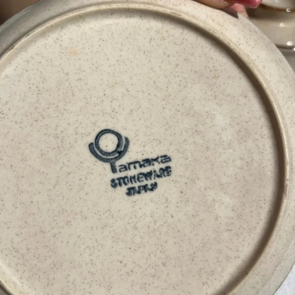 Vintage Yamaka Stoneware Buttertree Dish Set for 3 - Picture 5 of 8